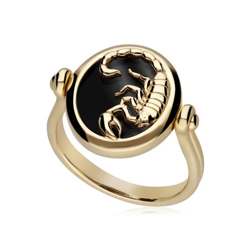 Women's Black Zodiac Scorpio...