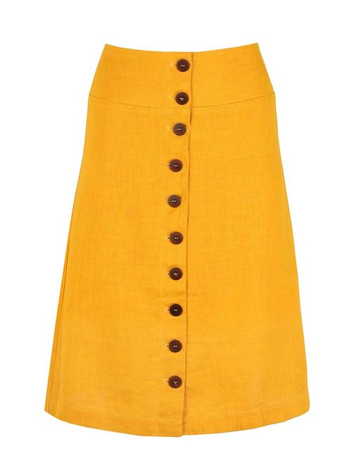 Women's Yellow / Orange Linen...