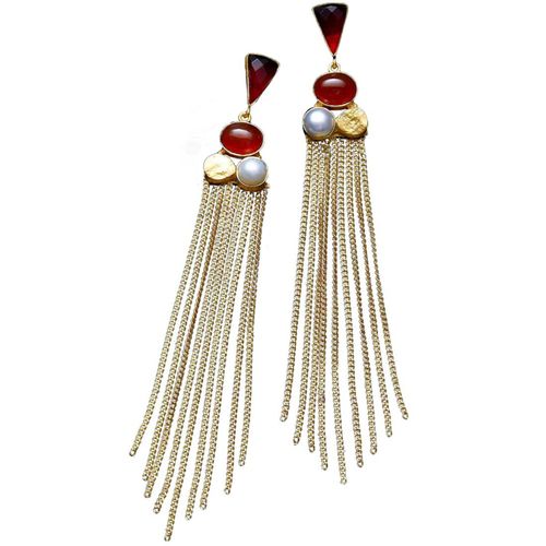 Women's Gold Disco Earrings -...