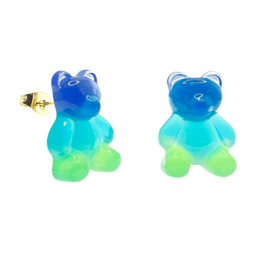 Women's Jelly Bear Ear Stud...