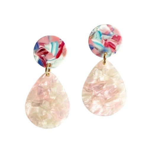 Women's Teardrop Earrings In...