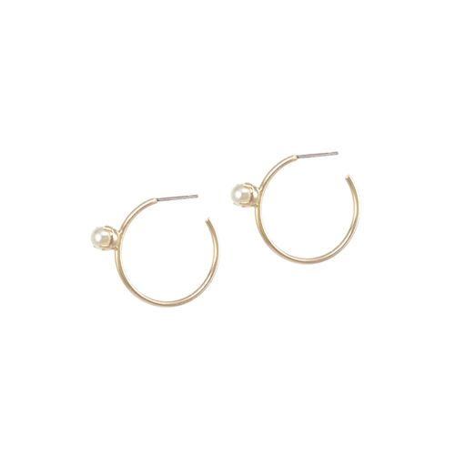 BIKO - Pearl Floret Hoops...