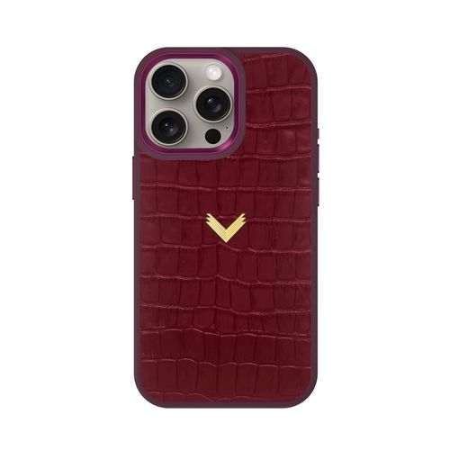 Red Calf Leather Phone Case,...