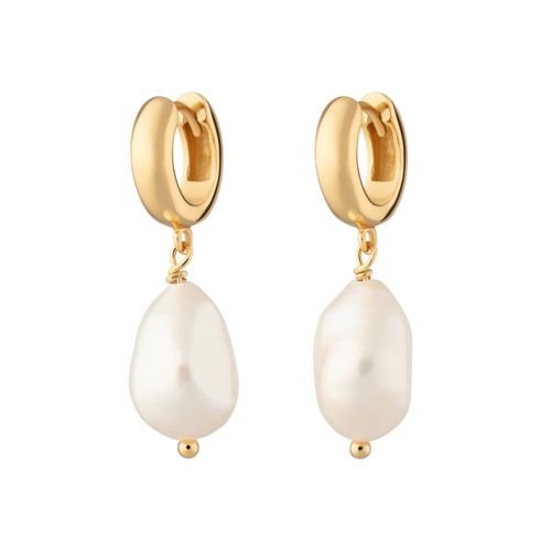 Women's Gold Baroque Pearl...