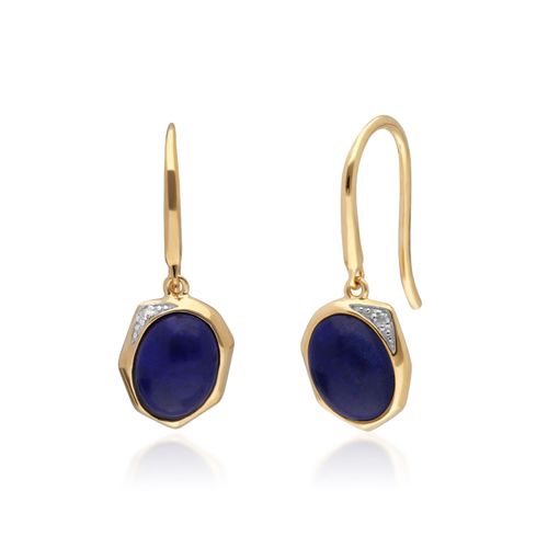 Women's Blue Irregular Lapis...