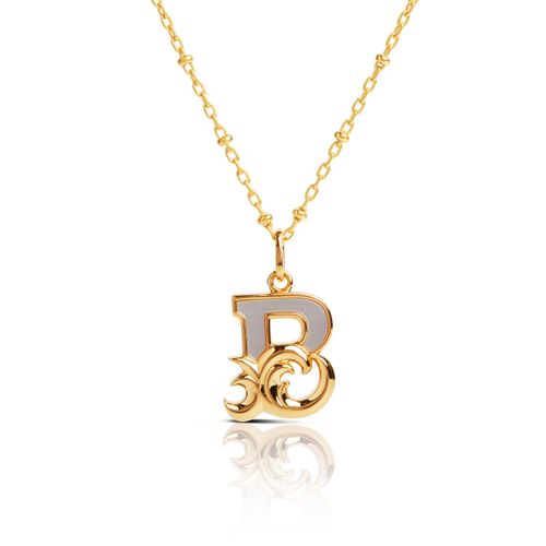 Women's Gold Plated B Initial...