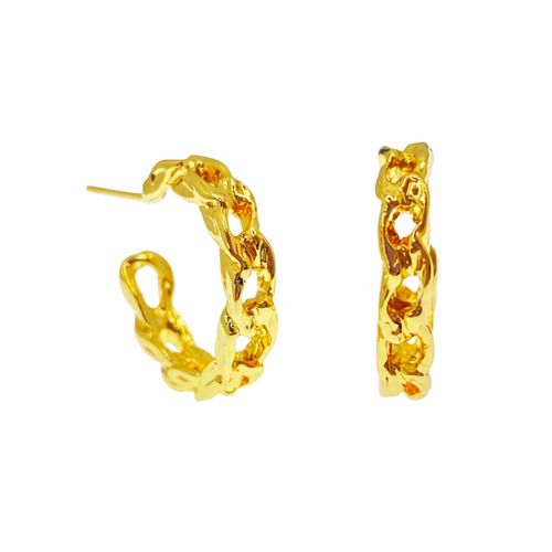 Women's Chain Hoops Earring...