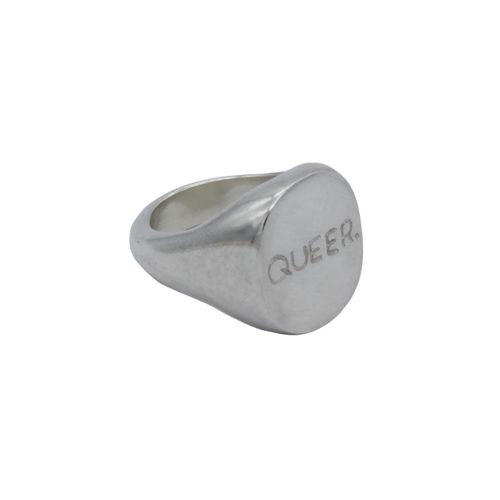 Women's Silver Chunky Queer...