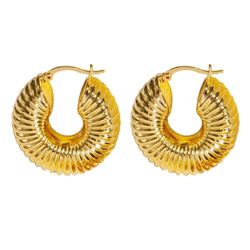 Women's Gold The Brioche Hoop...