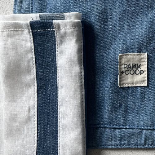 White Upcycled Denim...