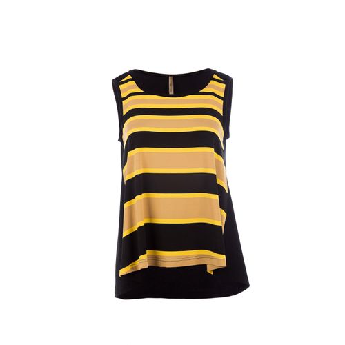 Women's Black Striped...