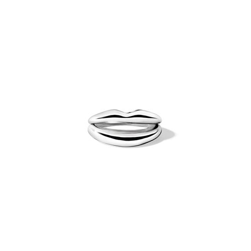 Women's Silver Rosie Lip Ring...