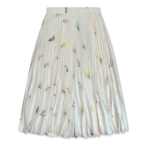 Women's Flower Satin Pleated...