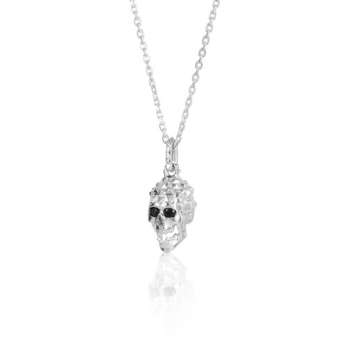 Women's Skull Pendant Silver...