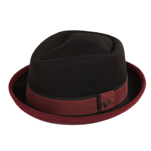 Men's Edward Black Burgundy...