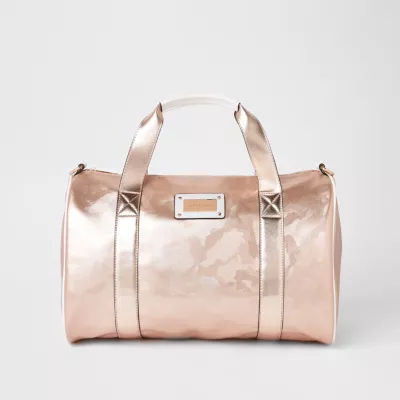 Rose gold overnight clearance bag