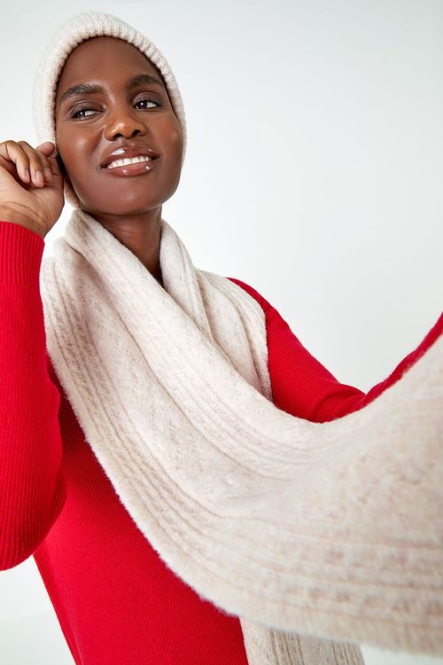 Roman Soft Cable Knit Scarf...