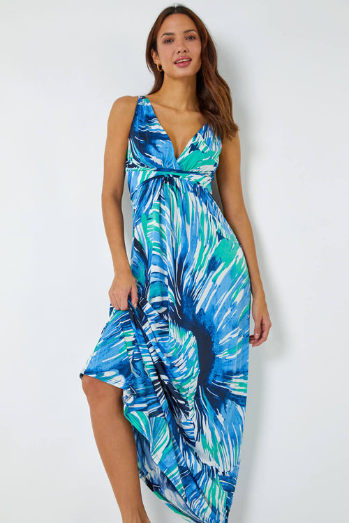 Roman Abstract Print Maxi...