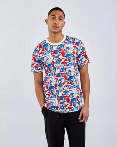 Puma X Sonic All Over Print - T-Shirts | Compare | Brent Cross