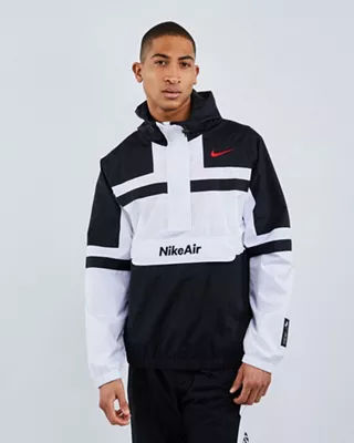 nike air woven half-zip jacket