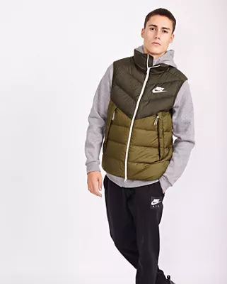 nike down fill bodywarmer