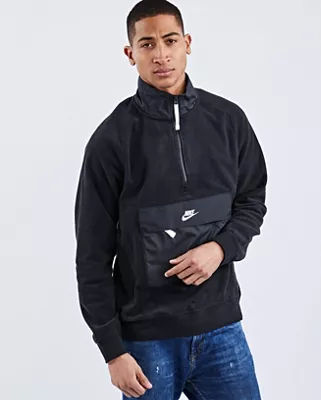 nike seasonal half zip