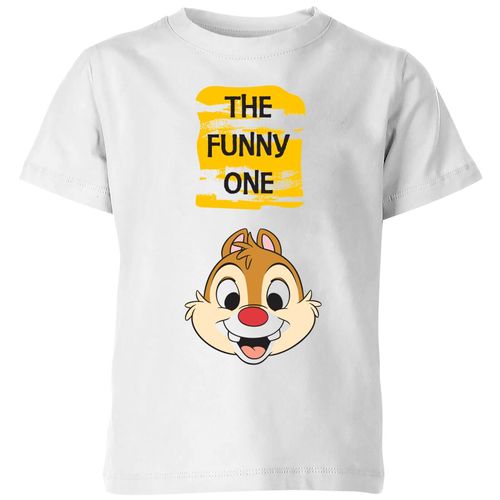 Disney Chip 'N' Dale The Funny One Kids' T-Shirt - White - 11-12 Years