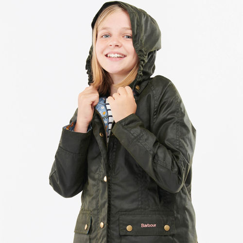 Barbour Girls' Hooded...