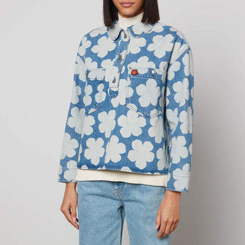 KENZO Floral-Print Denim...