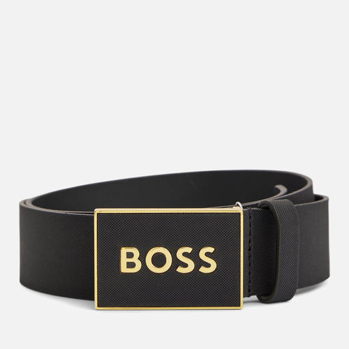 BOSS Icon Textured-Leather...