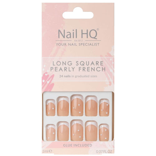 Nail HQ Long Square Pearly...