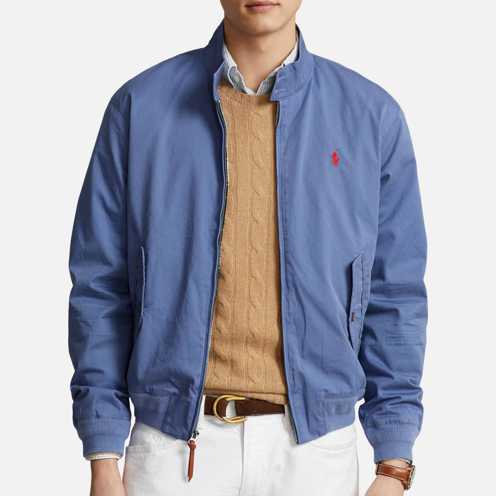 Cotton twill jacket ralph lauren best sale