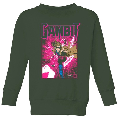 X-Men Gambit  Kids' Sweatshirt - Green - 11-12 Years