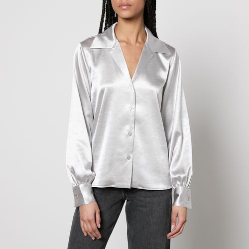 Anine Bing Mylah Satin Shirt...