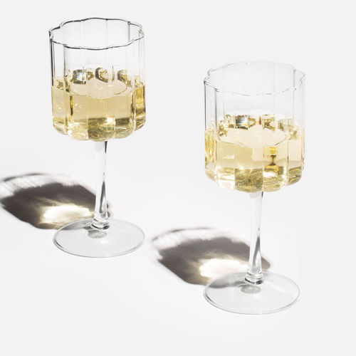 Fazeek Wave Wine Glass - Set...