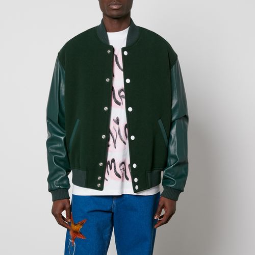 Marni Felt and Leather Bomber...