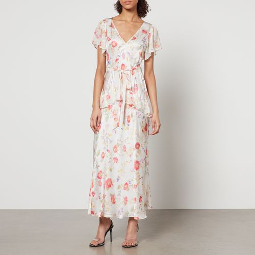 RIXO Evie Floral-Print Satin...