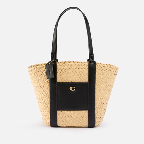 Coach Small Straw Pocket Tote...