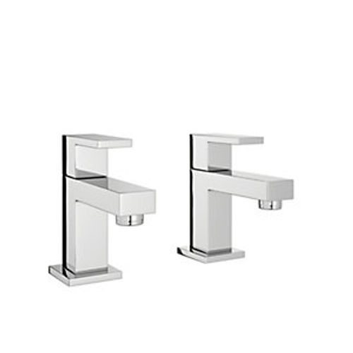 Wickes Kubic Chrome Basin Taps