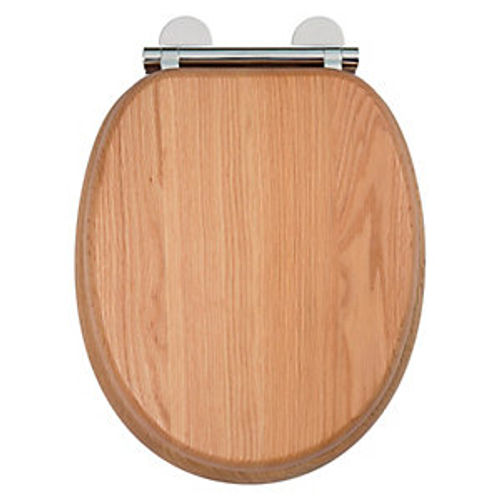 Croydex Flexi-Fix™ Rutland Toilet Seat - Oak