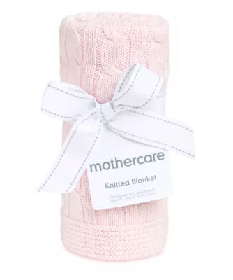Mothercare knitted blanket sales