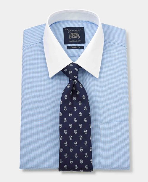 Blue Puppytooth Classic Fit...