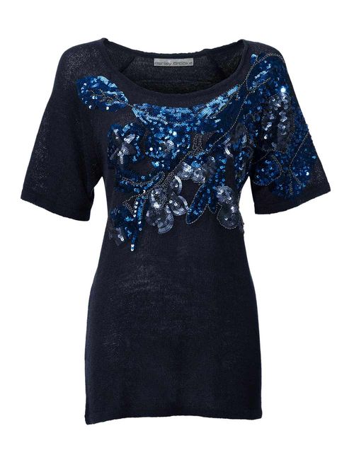 Strickpullover Damen kurzarm...