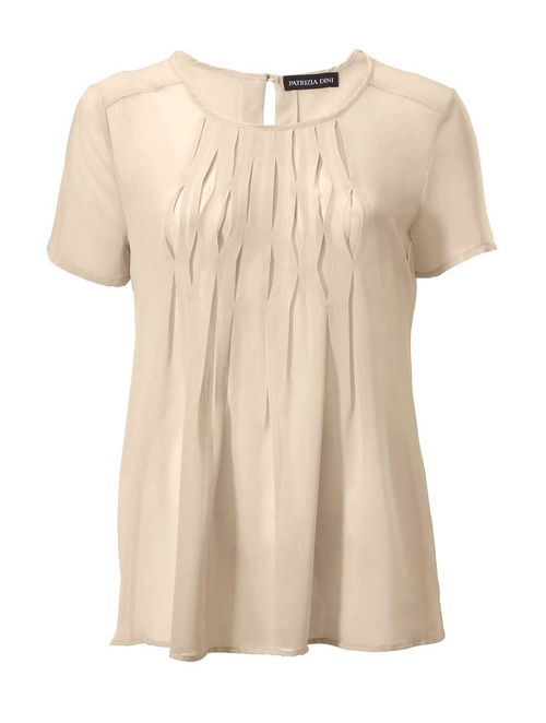 Bluse mit Top Blusenset sand...