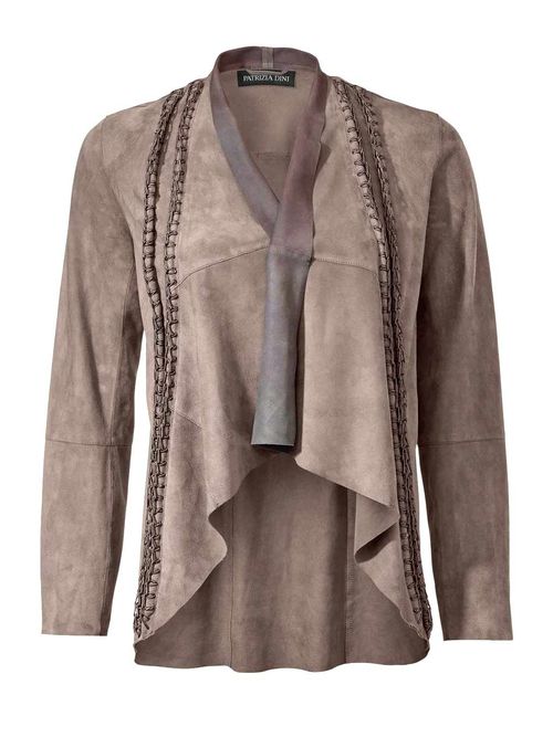 Bikerjacke Leder Lederblazer...
