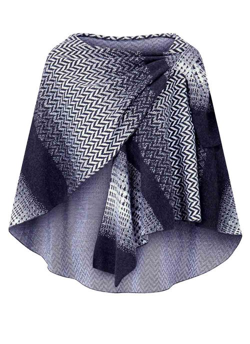Poncho Damen Winter Cape...