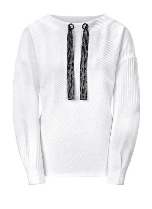 Damen Sweatshirt in weiß