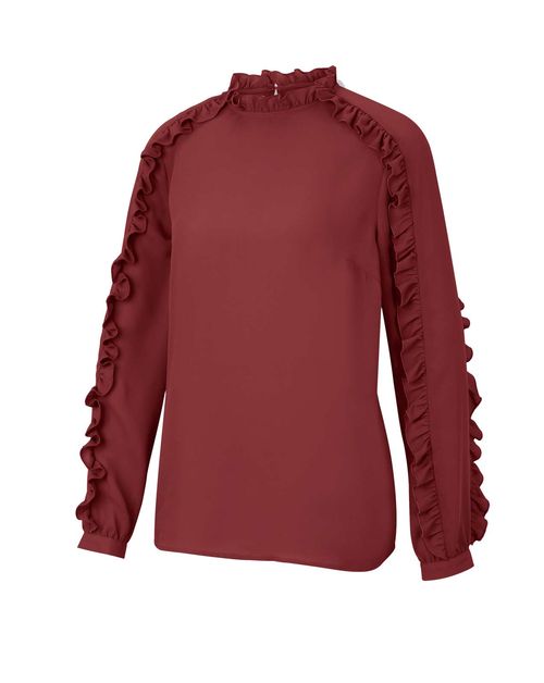 Damen Bluse in terracotta