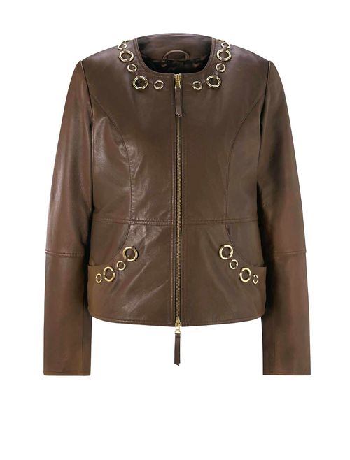 Damen Lederjacke Lederblazer...