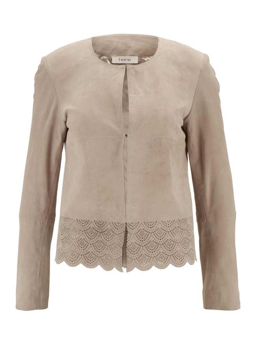 Heine Damen Lederjacke echtes...